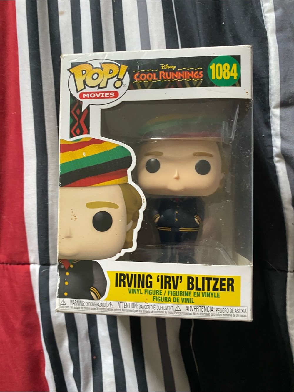 Funko Pop! Movies Cool Runnings Irving 'Irv' Blitzer - Red, Yellow, Green, Black